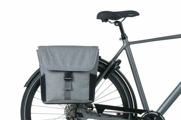 Basil GO – dubbele fietstas – 32 liter – grijs Fietszakken en Manden
